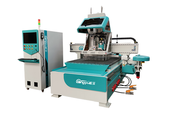 圓盤換刀+排鉆開料機(jī)